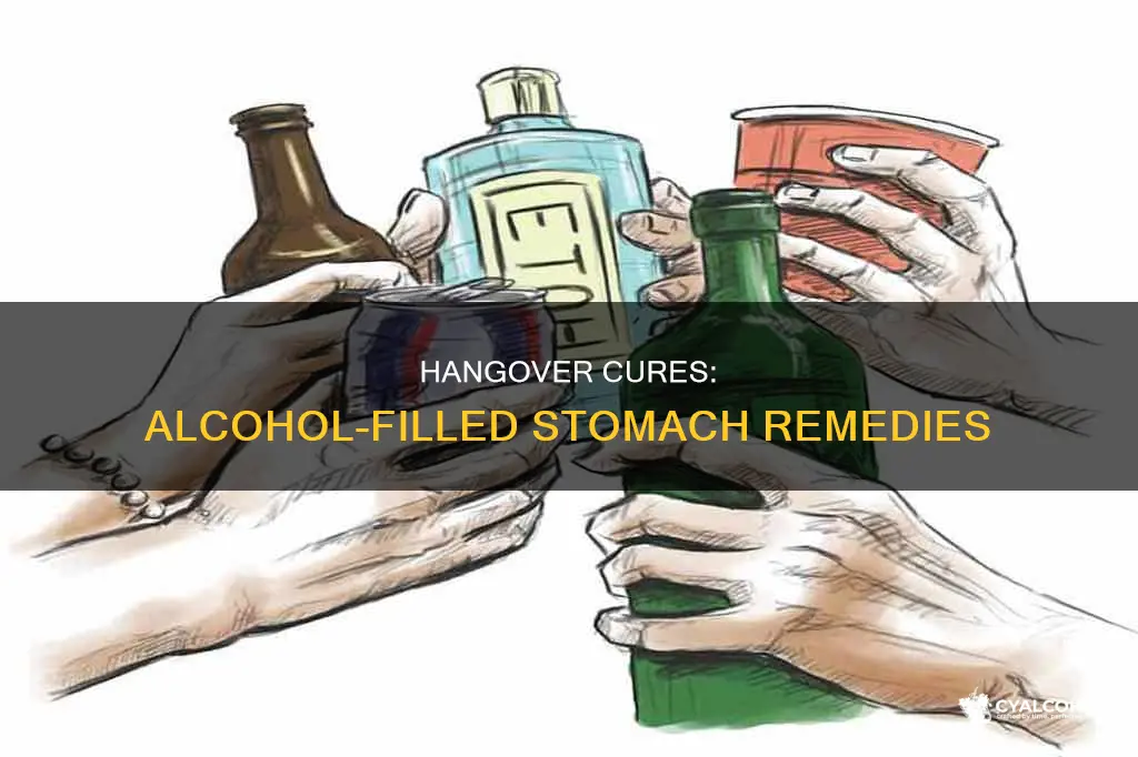 how to deal with a full stomach of alcohol