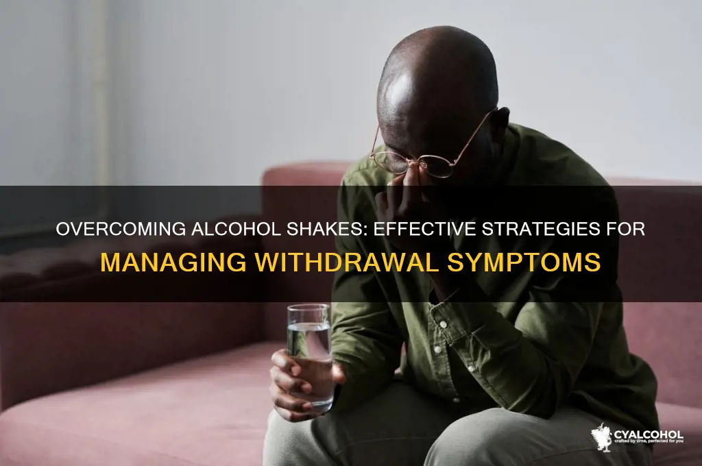 how to deal with alcohol shakes