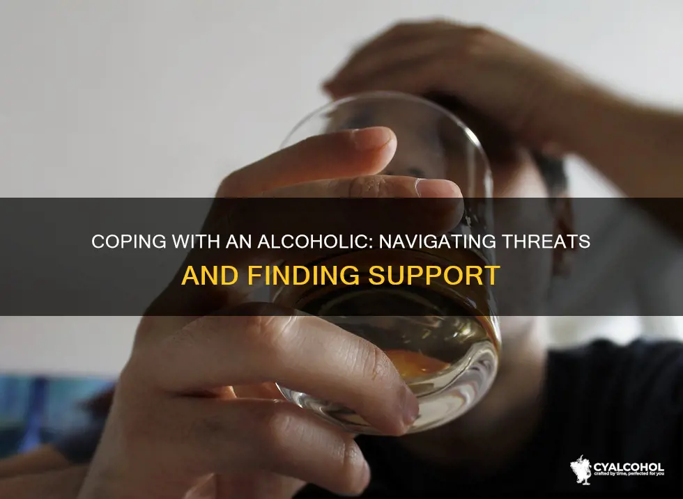 how to deal with an alcoholic brother that threatens suicide