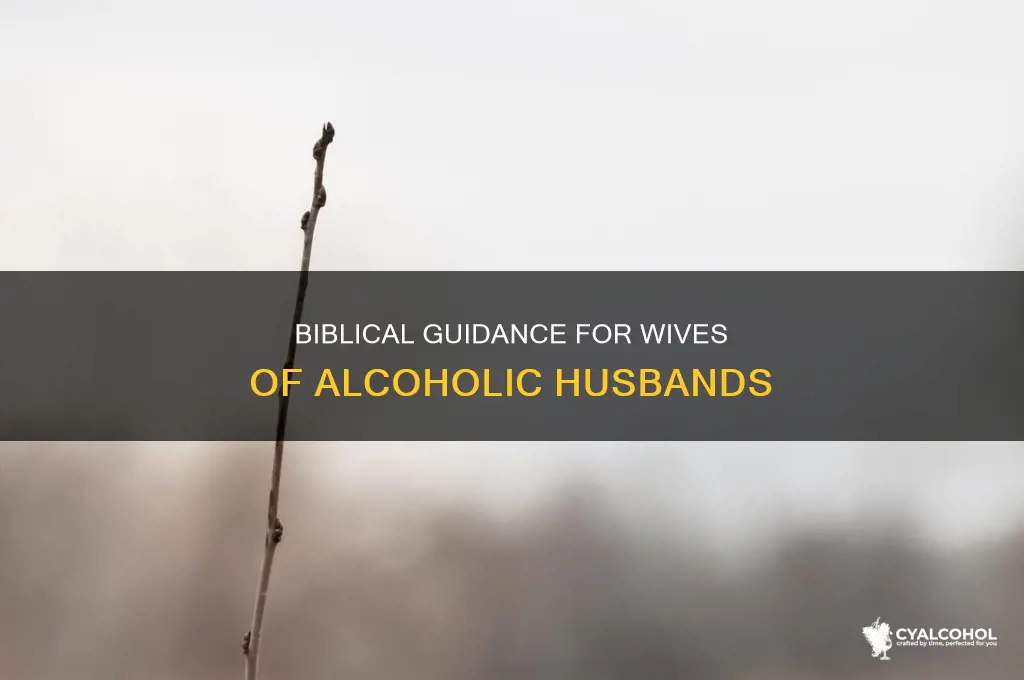 how to deal with an alcoholic husband biblically