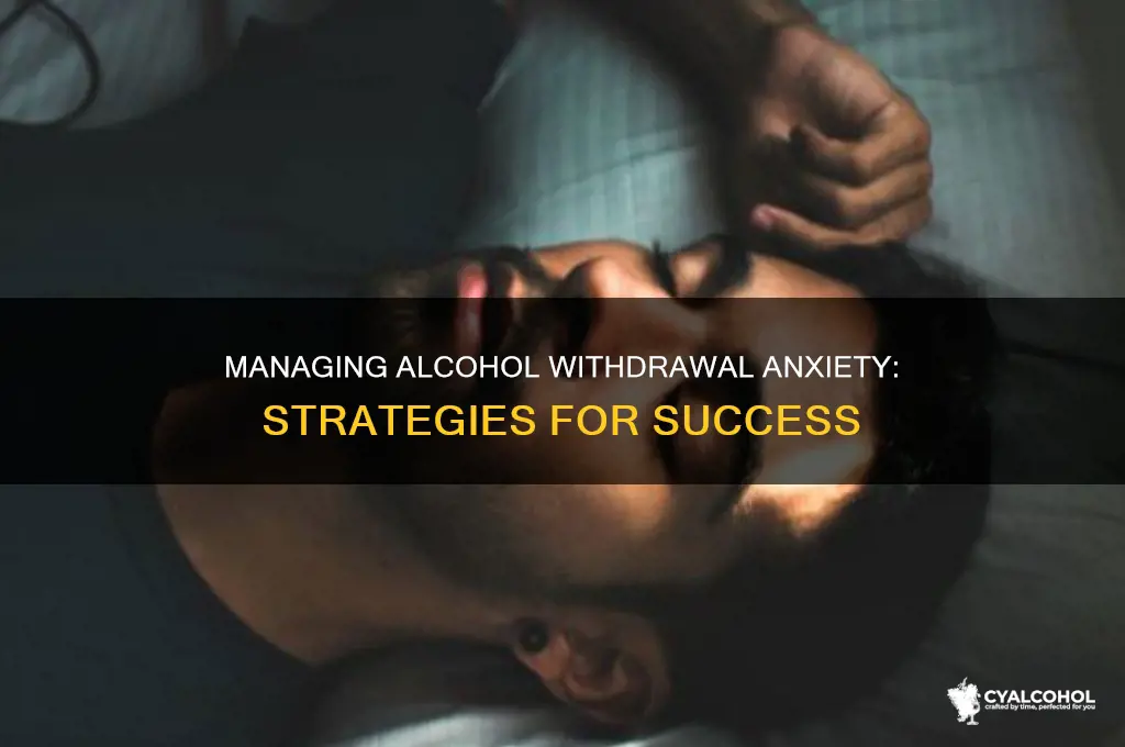 how to deal with anxiety from alcohol withdrawal