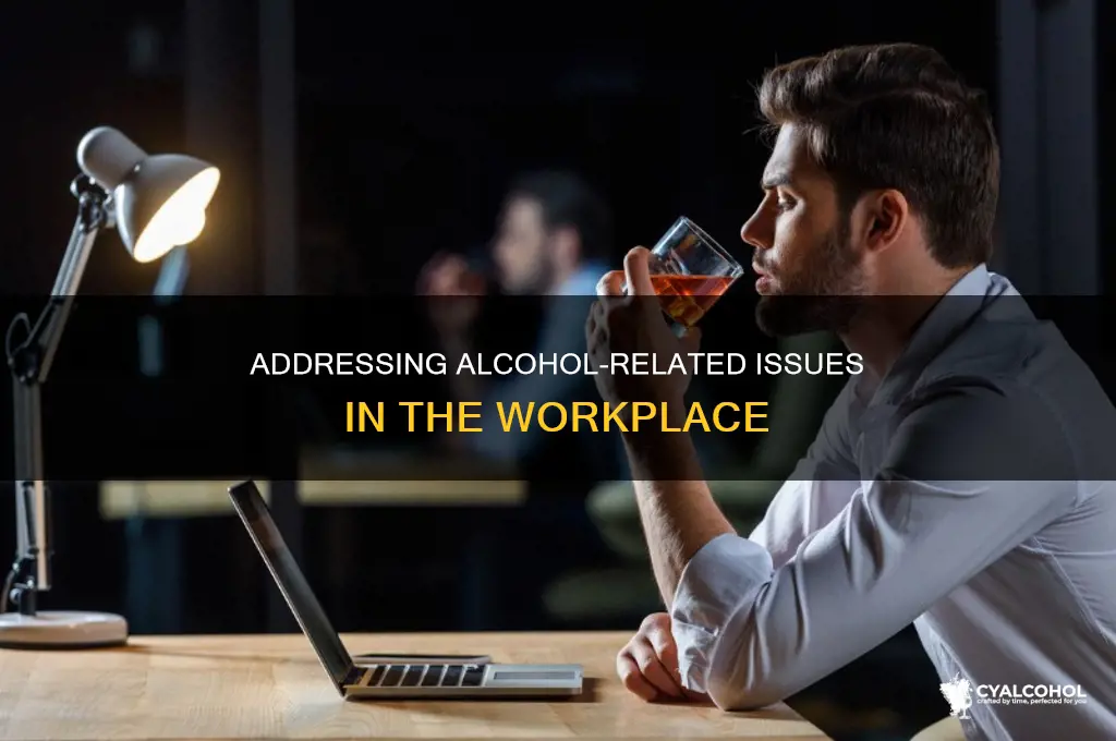 how to deal with employeethat smells of alcohol
