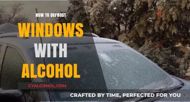 Quickly Defrost Car Windows with Alcohol: A Simple Winter Hack