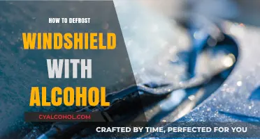 Quickly Defrost Your Windshield: Alcohol-Based Tips for Clear Visibility