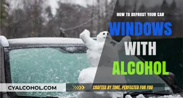 Defrosting Car Windows: Try the Alcohol Method