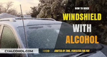 Quickly Deice Your Windshield with Alcohol: A Simple Winter Hack