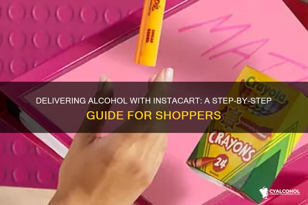 how to deliver alcohol with instacart