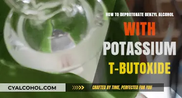 Deprotonating Benzyl Alcohol: Potassium t-Butoxide Method
