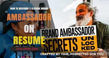 Brand Ambassador: Highlighting Alcohol Industry Experience