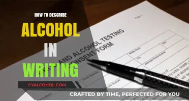 Crafting Vivid Descriptions: Mastering the Art of Writing About Alcohol
