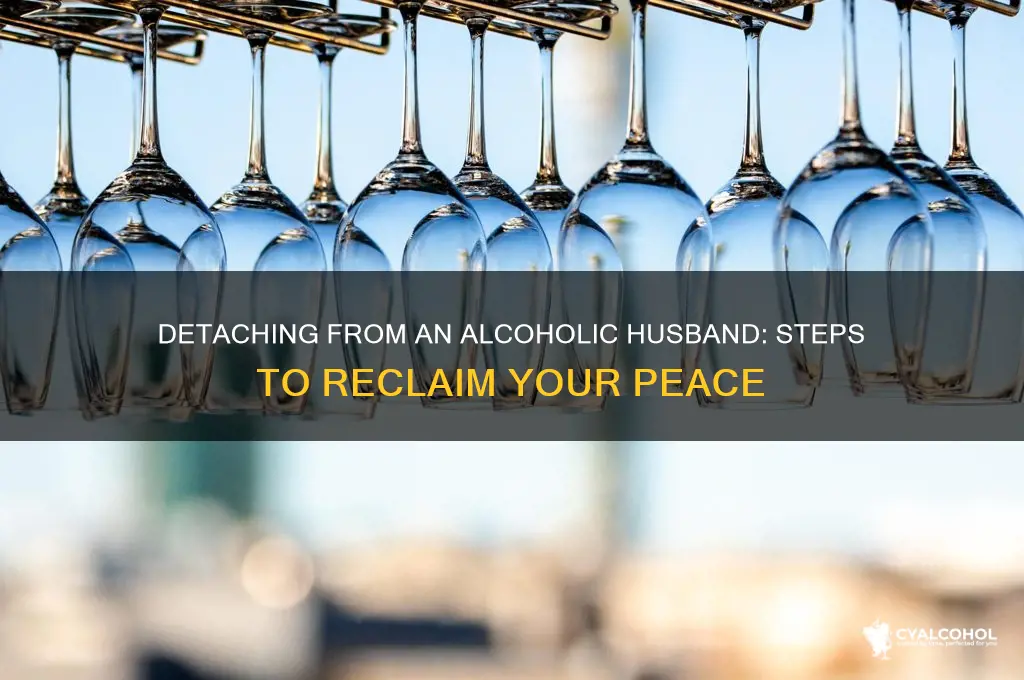 how to detach from alcoholic husband