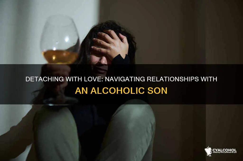 how to detach from alcoholic son