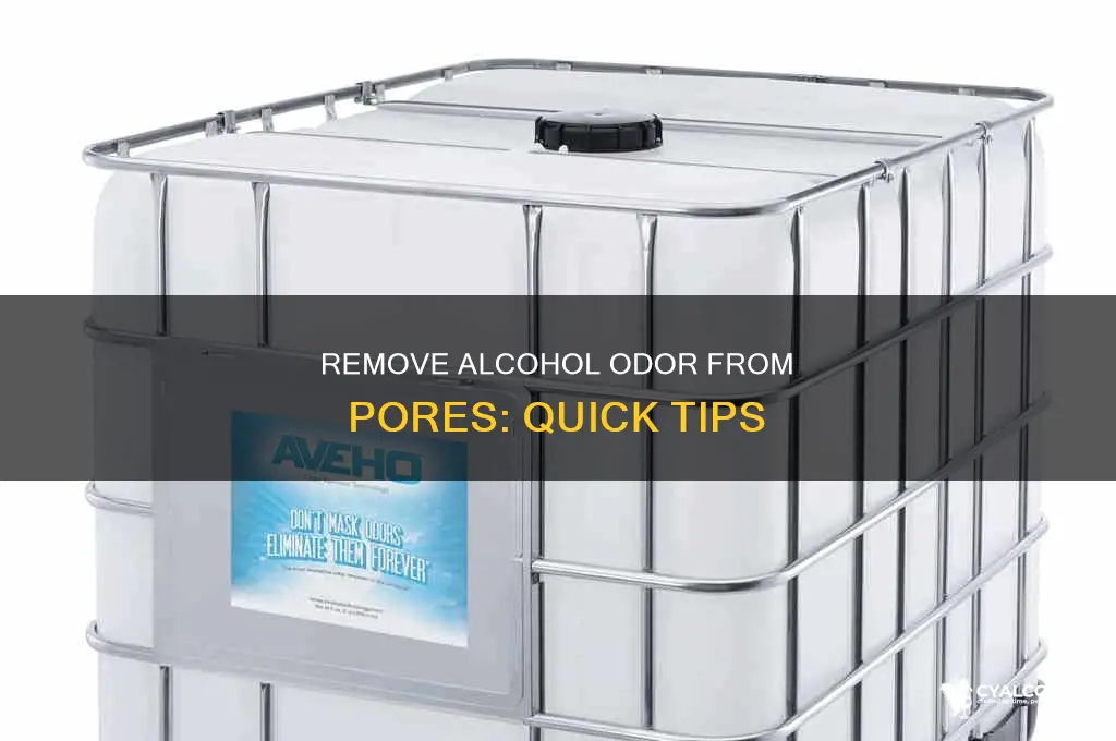 how to detect alcohol smell pores next day