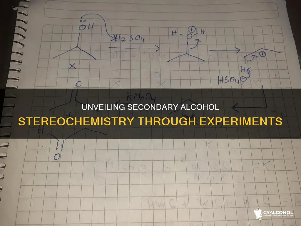 how to determine absolute configuration of secondary alcohols experimetns