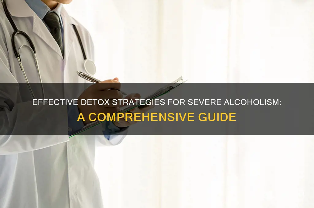 how to detox a severe alcoholic