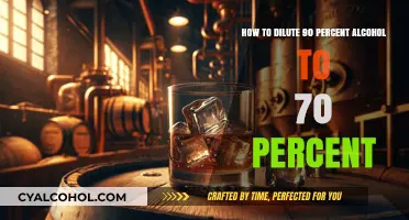 Diluting Alcohol: Achieving 70% from 90%