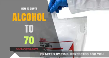 Diluting Alcohol to 70%: A Simple Step-by-Step Guide