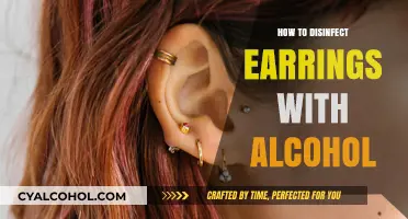 Easy Alcohol Disinfection Guide for Clean and Safe Earrings