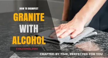 Effective Granite Disinfection: Using Alcohol for Safe and Shiny Surfaces