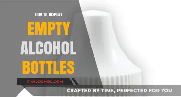 Creative Ways to Showcase Empty Alcohol Bottles in Your Home Decor