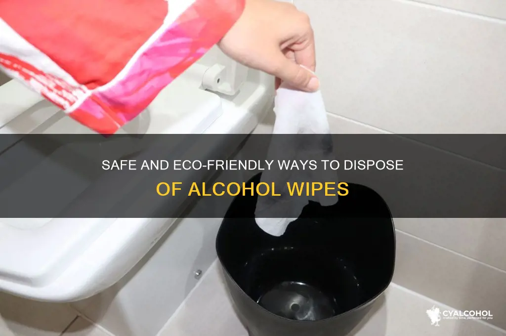 how to dispose of alcohol wipes