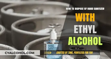 Dispose of Alcohol-Based Hand Sanitizer Safely and Properly