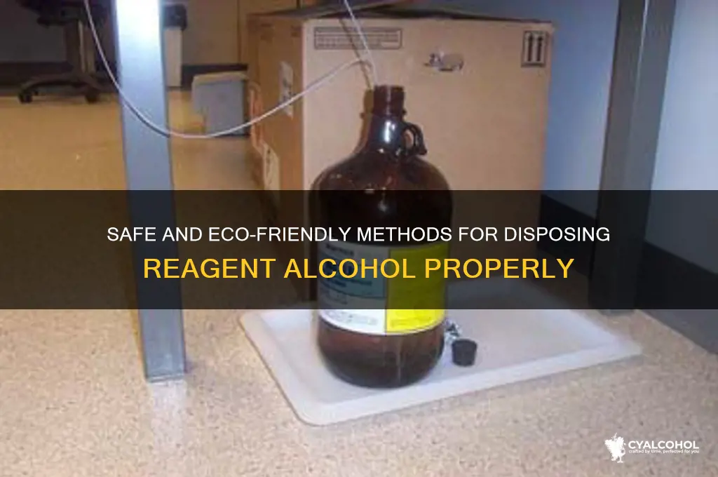 how to dispose of reagent alcohol