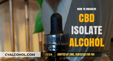 Dissolving CBD Isolate in Alcohol: A Simple Step-by-Step Guide