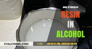 Dissolving Resin in Alcohol: A Step-by-Step Guide for Beginners