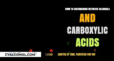 Differentiating Alcohols and Carboxylic Acids: A Quick Guide