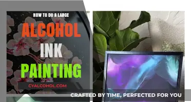 Alcohol Ink Art: Creating Large-Scale Masterpieces