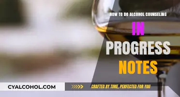 Counseling Progress Notes: Alcohol Treatment Strategies