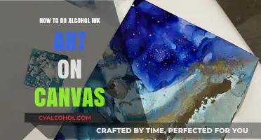 Creating Alcohol Ink Art: A Beginner's Guide to Canvas Painting