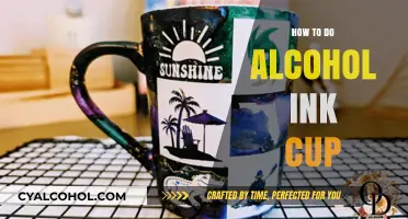 Mastering Alcohol Ink Art: Create Stunning Decorated Cups Step-by-Step