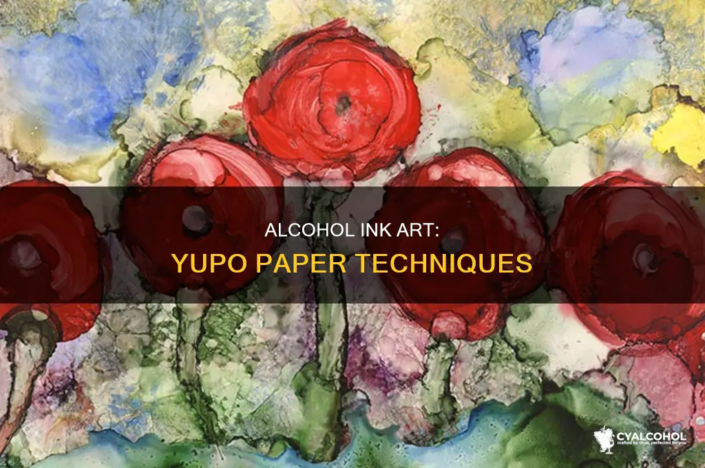 how to do alcohol ink on yupo paper