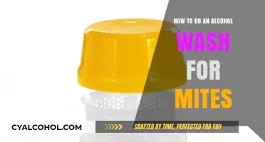 Alcohol Wash: Effective Treatment for Mite Infestation