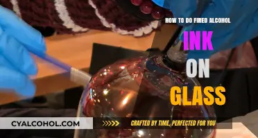 Creating Vibrant Alcohol Ink Glass Art