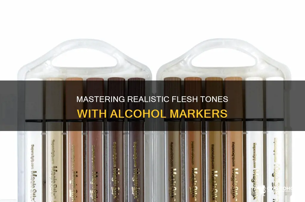 how to do flesh tones in alcohol marker