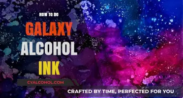 Create Stunning Galaxy Art with Alcohol Ink: A Step-by-Step Guide