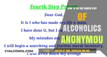 Making Amends: The Fourth Step of Alcoholics Anonymous