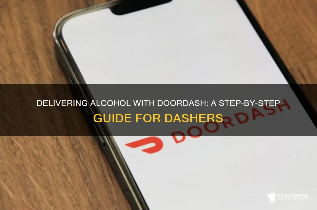 how to doordash alcohol