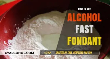 Quick Tips for Rapidly Drying Alcohol-Based Fondant Decorations