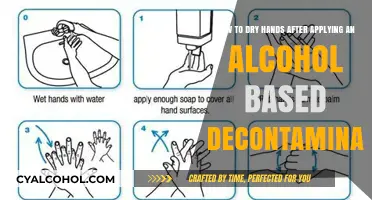 Quickly Drying Hands Post Alcohol-Based Decontamination