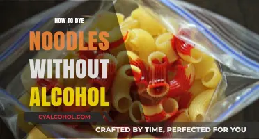 Creative Ways to Dye Noodles Without Using Alcohol at Home