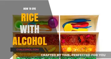 Dyeing Rice with Alcohol: A Creative, Vibrant Crafting Guide