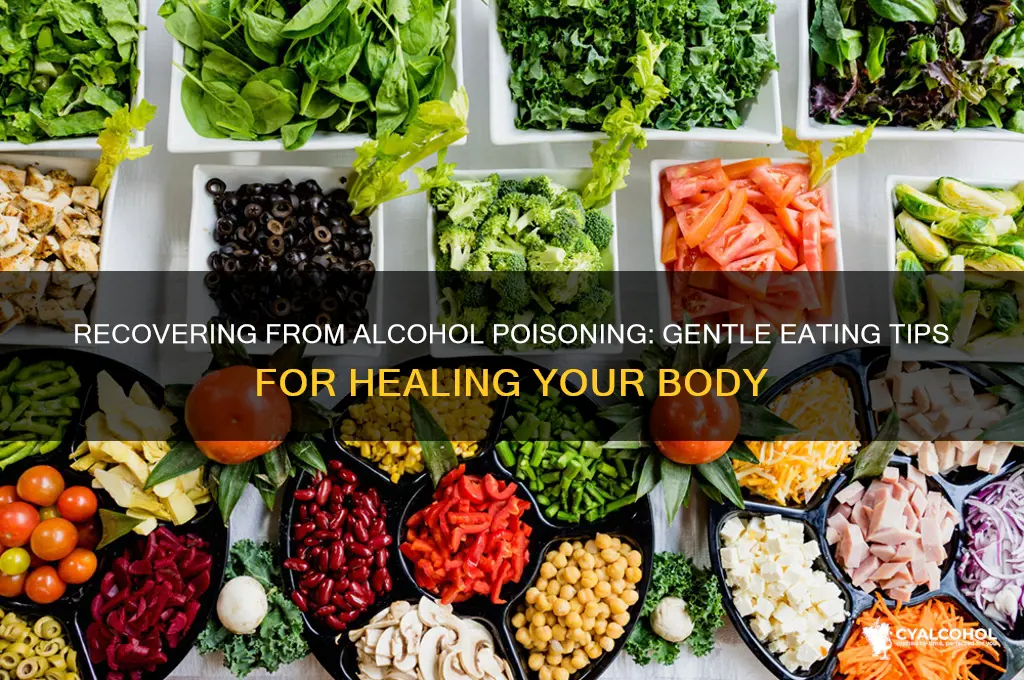 how to eat after alcohol poisoning