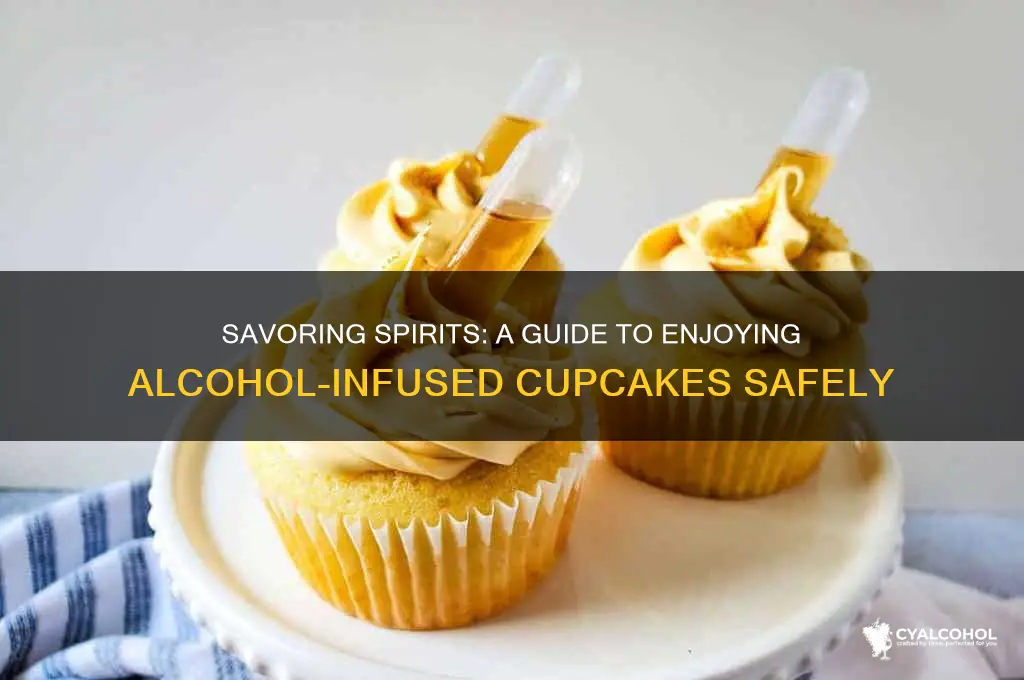 how to eat alcohol infused cupcakes