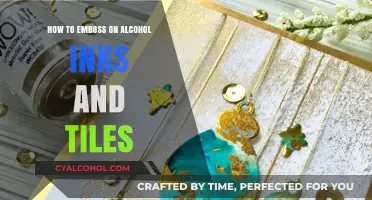 Embossing Techniques for Alcohol Inks and Tiles