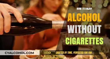 Savor Your Drink, Skip the Smoke: Enjoying Alcohol Without Cigarettes