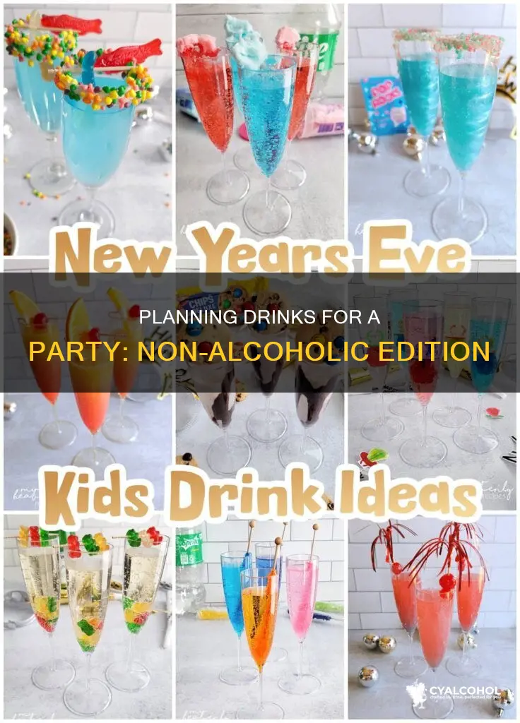 how to estimate non alcoholic beverages for a party